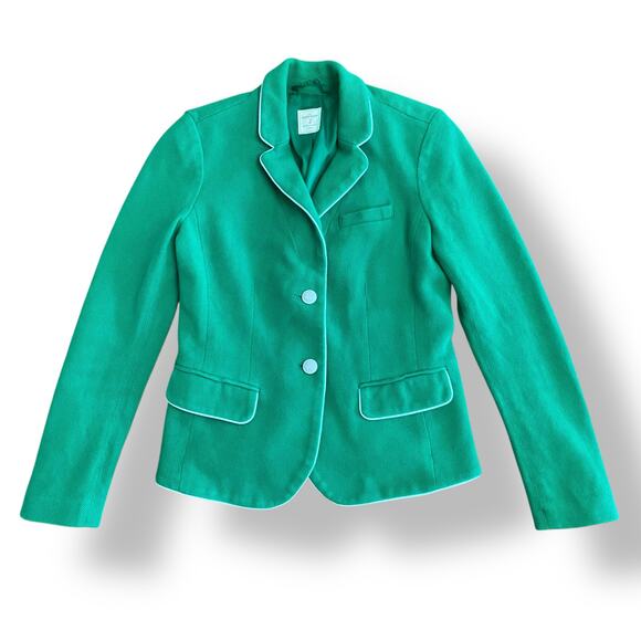 Gap Green The Academy Blazer Size 2 Twee, Preppy, Casual,‎ Office - Picture 1 of 8